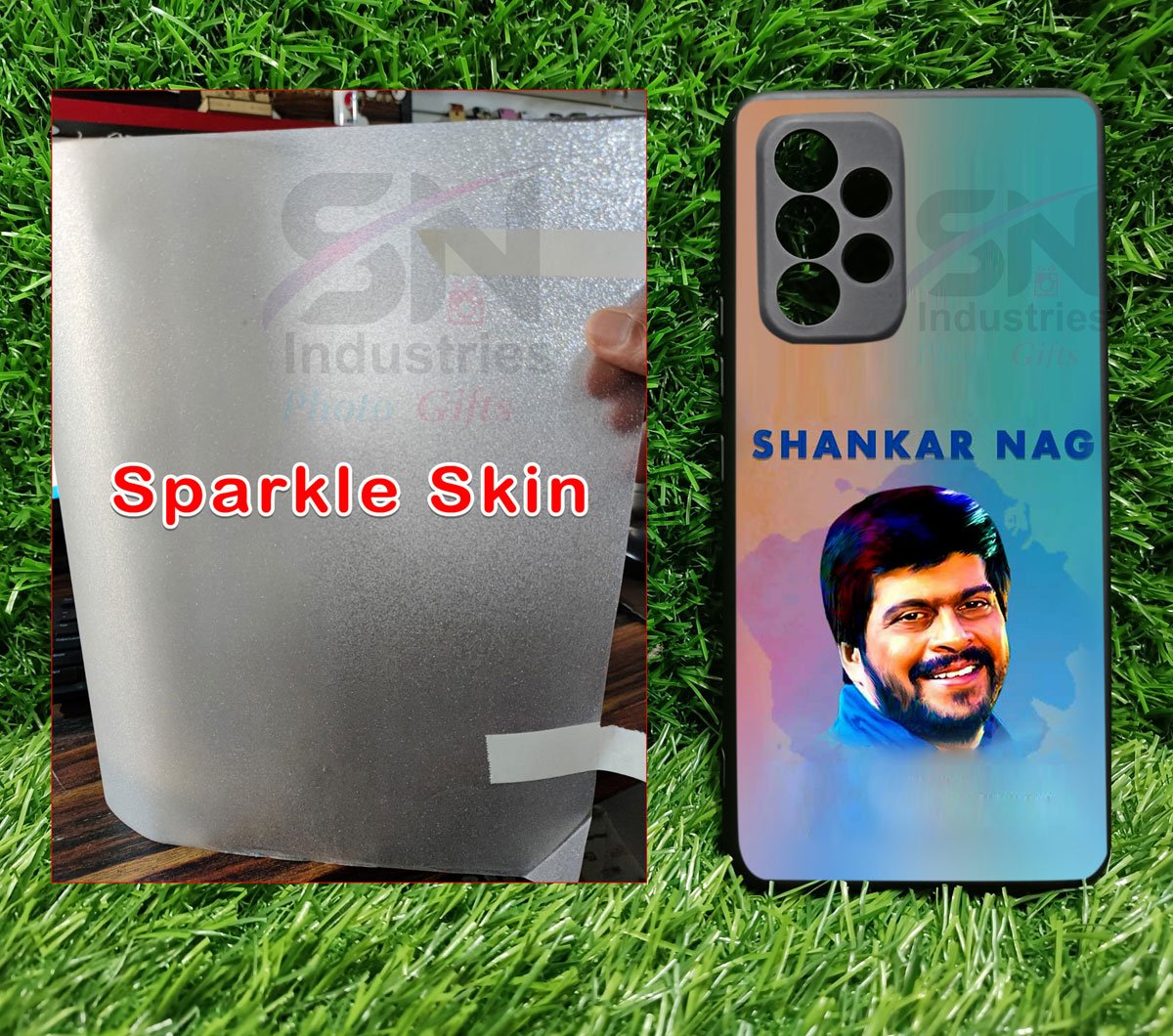 Carbon Skin With Cloth Candy Case